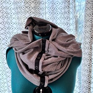 Lululemon vinyasa scarf charcoal/white